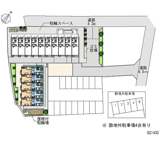 ★手数料０円★さいたま市西区佐知川　月極駐車場（LP）